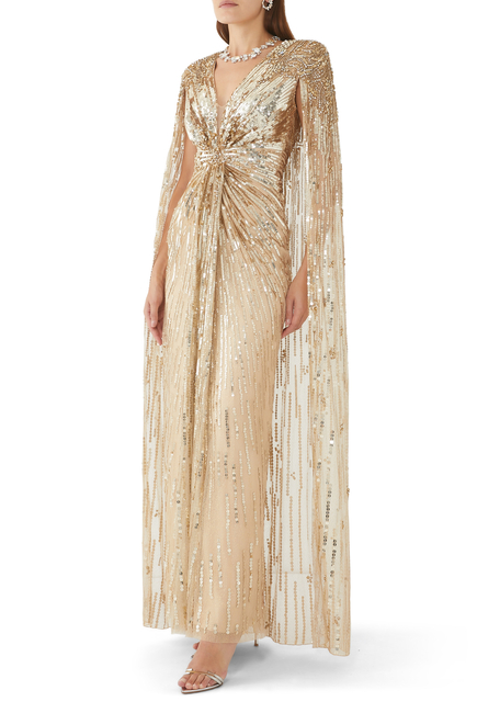 CAPE GOWN:Gold :12